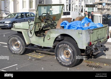 Old Classic Jeep off road Stock Photo - Alamy