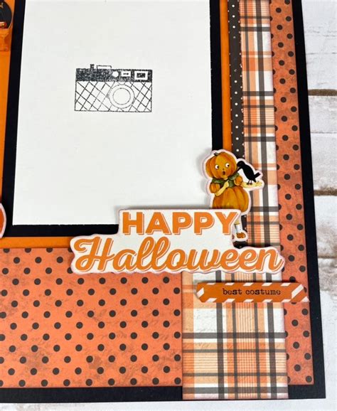 Fright Night Halloween Layout DIY 1-page 12x12 PRECUT - Etsy