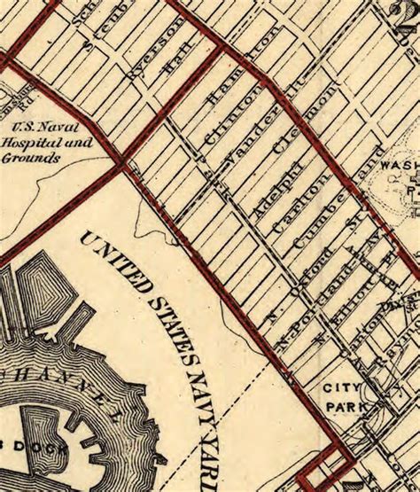 Old Map of Brooklyn 1874 - OLD MAPS AND VINTAGE PRINTS