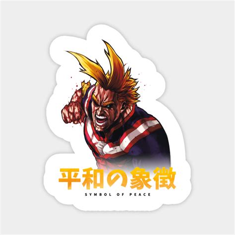 All Might - Symbol of Peace BNHA - All Might - Magnet | TeePublic