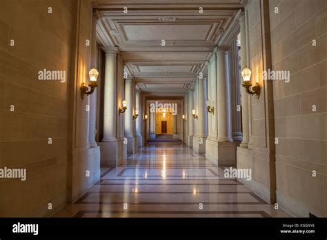 Interior architecture of San Francisco City Hall, San Francisco ...