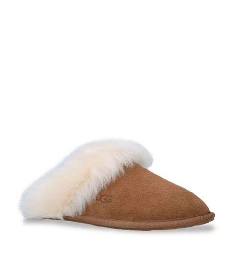 UGG Suede Scuff Sis Slippers - Brown | Editorialist