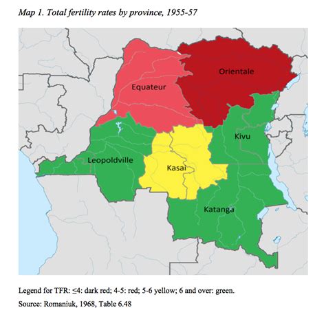 Recent fertility changes in the Democratic Republic of the Congo