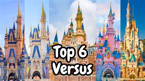 Ranking EVERY DISNEYLAND CASTLE Around the World - Top 6 Disney Castles ...