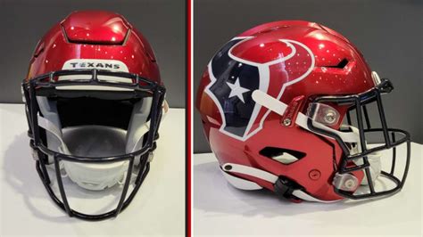 PHOTOS: Houston Texans unveil new ‘Battle Red’ helmet for 2022 season