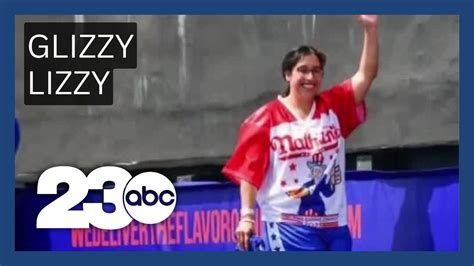 Kern County's 'Glizzy Lizzy' sparks viral sensation at hot dog eating contest