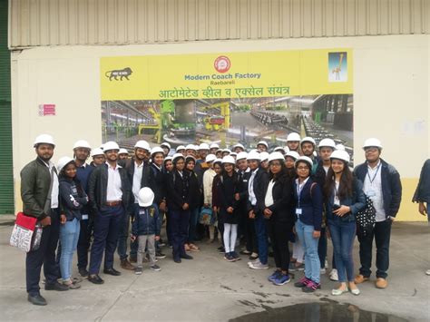 Modern Coach Factory, Raebareli, Industrial Visit, 16 February 2019 | BBDU