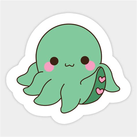 Cute Octopus - Octopus - Sticker | TeePublic