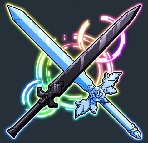 Night Sky Sword x Blue Rose Sword | Arte de espada, Arte de anime ...