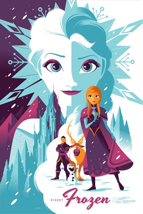 Frozen poster by Tom Whalen Limited Edition - Frozen Photo (36810070 ...