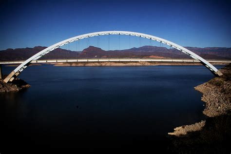 Roosevelt Lake Bridge Arizona Photograph by Roger Passman | Fine Art ...