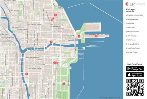 Printable Map Of Downtown Chicago Attractions - Printable Maps