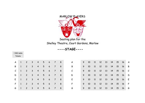 Marlowe Theatre Seating Plan View