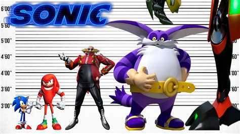 Sonic the Hedgehog Size Comparison | Biggest Characters and Enemies of Sonic | Satisfying Video ...