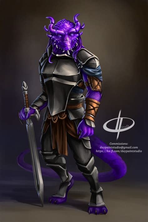 ArtStation - Amethyst Gem Dragonborn | Dungeons and dragons characters, Pathfinder character ...