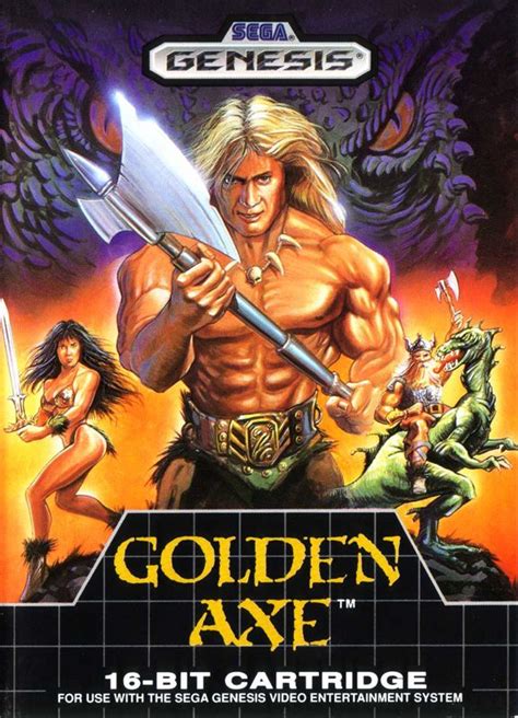 Golden Axe (1990) Amiga box cover art - MobyGames