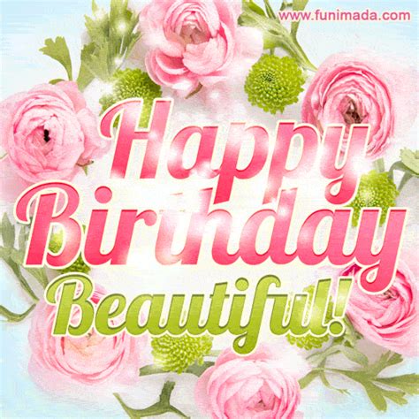 Happy Birthday Beautiful Images Gif - Infoupdate.org