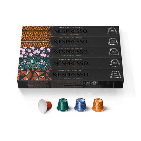 Buy Nespresso s OriginalLine, Morning Lungo Blends Variety Pack, Mild, Medium, and Dark Roast ...