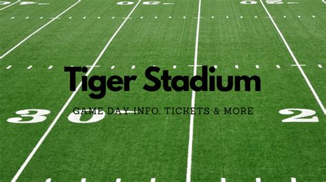 Tiger Stadium Capacity - LSU Stadium Capacity