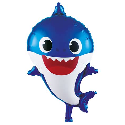 Blue Baby Shark foil balloon– PartyMonster.ae