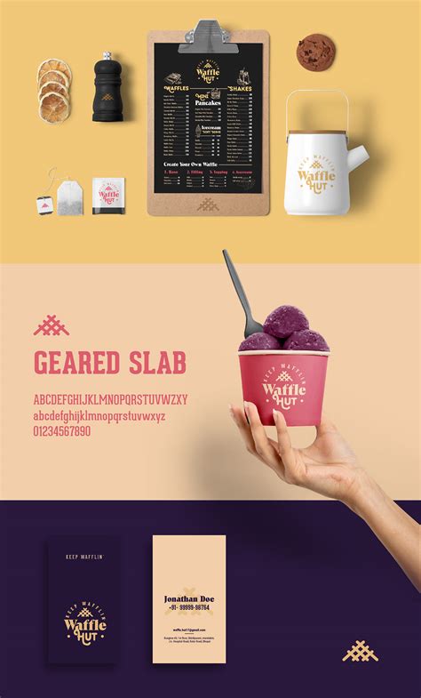 Waffle hut | Branding on Behance