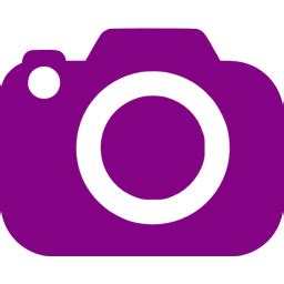 Purple slr camera icon - Free purple camera icons