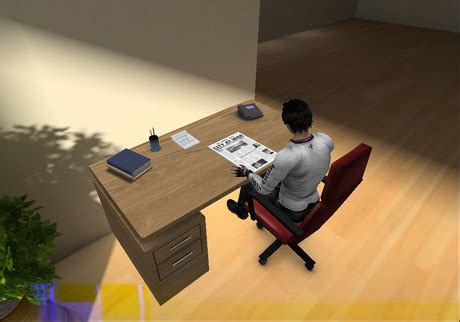 Second Life Marketplace - Office Desk and chair animation