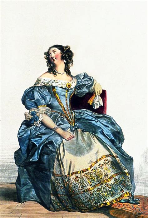 Nobel woman with coiffure à la Hurluberlus at the court of Louis XIV.