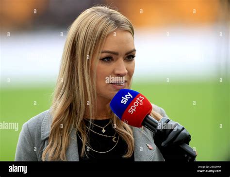 Sky Sports presenter Laura Woods Stock Photo - Alamy