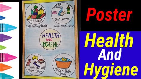 How To Make A Poster Health And Hygiene| Good Habits| How