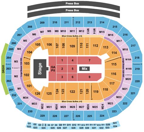 Little Caesars Arena Seating Chart & Maps - Detroit