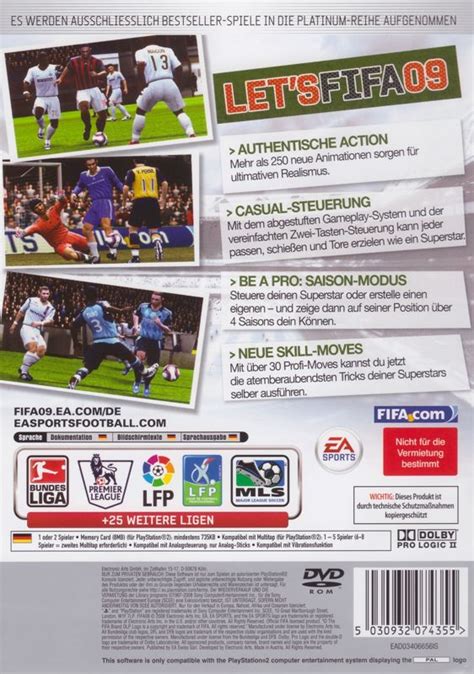 FIFA Soccer 09 cover or packaging material - MobyGames