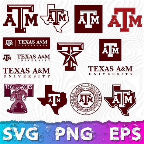 Texas A&M Logo SVG, Tamu Logo, Aggie Logo, A&M logo PNG, Tex - Inspire ...