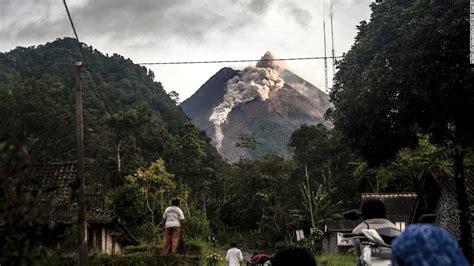 Indonesia’s Mount Merapi volcano erupts and throws ash clouds ...