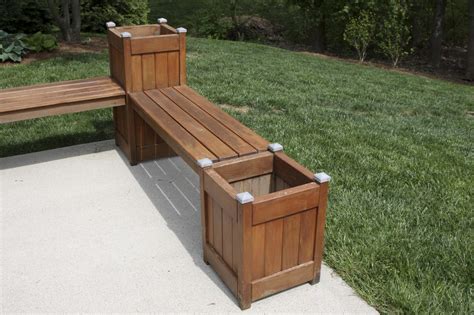 Wooden Planter Bench | Everything But The House