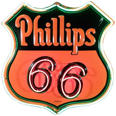 Phillips 66 Neon Sign