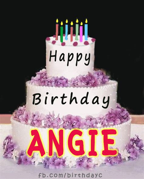 Happy Birthday Angie Gif