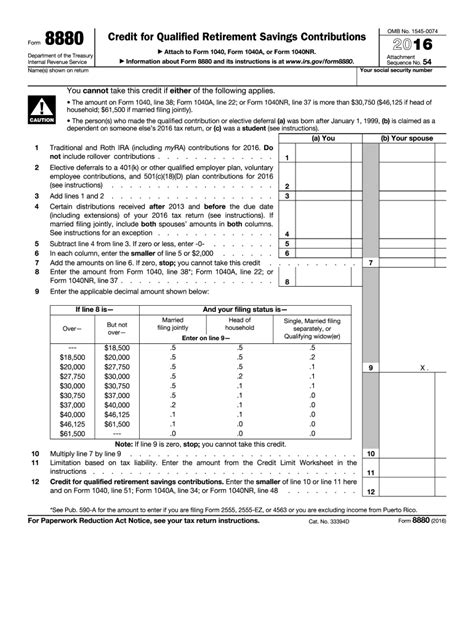 IRS 8880 2016 - Fill out Tax Template Online | US Legal Forms