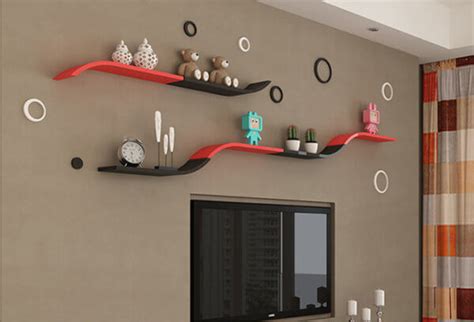 Modern wave curved shelf floating wall shelf FR009 - Welcome to Esshelf