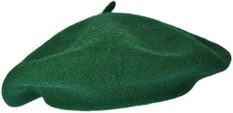 Village Hats Women's Beret Vert Foncé: Amazon.co.uk: Clothing