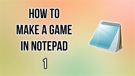 How To Make A Game In Notepad !! - How To How To