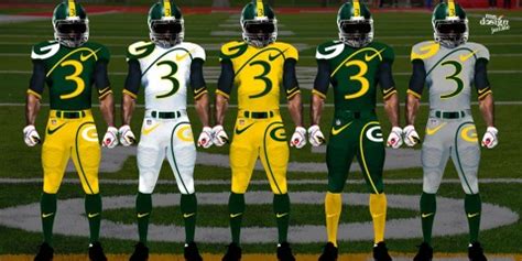 Here's the Worst Redesign of the Green Bay Packers Uniforms