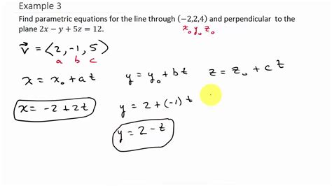 Vector Equation Of Line Perpendicular To Plane - Tessshebaylo