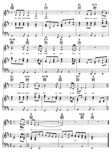 THE GREATEST GIFT OF ALL Piano Sheet music | Easy Sheet Music