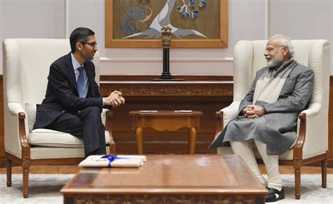 Google CEO Sundar Pichai meets PM Modi - The Samikhsya