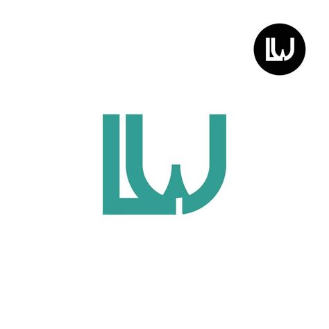 Letter LW Monogram Logo Design Unique Modern 27307677 Vector Art at ...