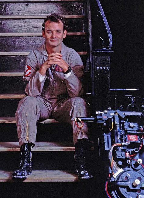 Bill Murray on the set of Ghostbusters | Rare and beautiful celebrity photos | Photography ...