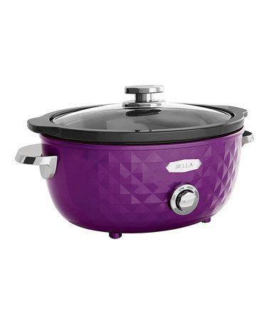 BELLA Electric Purple Diamond 6-Qt. Slow Cooker | Purple kitchen ...