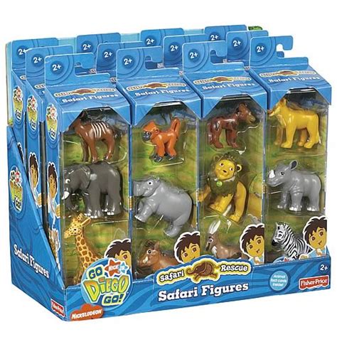 Go Diego Go Safari Rescue Animal Figures Case