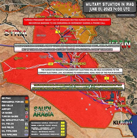 Military Situation In Iraq On June 1, 2023 (Map Update)